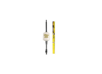 Wilson 305-497 Trucker 2000 Series, Tunable, 10in Shaft, 49in Whip, White Coil, 3500 Watt, 26-30MHz, Center Loaded, Mobile CB Antennas