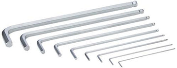 Wera 05073391001 Hexagon 950 PKL/9 SB L-Key Set, BlackLaser, Ballpoint Hex Key Wera