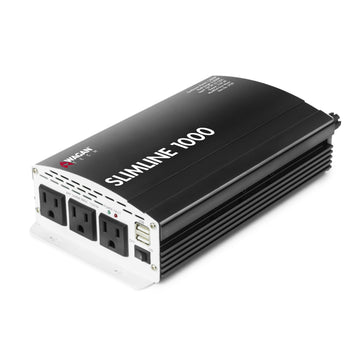 Wagan EL3720 Inversor de CA SlimLine 1000 vatios (MSW)