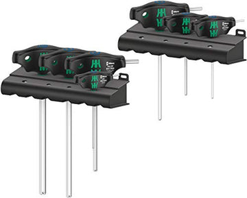 Wera 05023450001 454/7 HF Set 1 Screwdriver Set T-Handle Screwdrivers Hex-Plus Wera