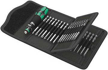 Wera 05059297001 Kraftform Kompakt 62 Bitholding and Pouch Set, 33-Pieces Wera