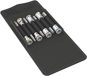 Wera 05003180001 8740 B HF 1 Zyklop bit Socket Set with Holding Function - 3/8 Wera