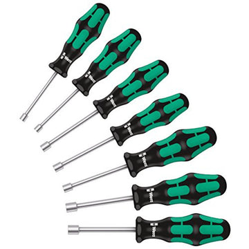 Wera 05029510001 395 HO/7 SM Nutdriver Set, 7Piece Wera