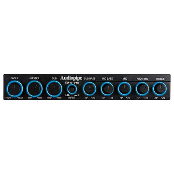 Audiopipe EQ-5-V15 5 Band Graphic Equalizer with Subwoofer Control AUDIOPIPEMAP