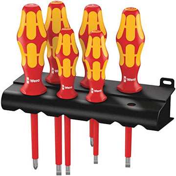 Wera 05006145001 Kraftform Plus 160i/6 Insulated Professional Screwdriver Set Wera