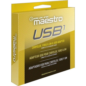 iDataLink ACC-USB1 USB Mini Female to Full Size USB Male Adaptor for select 2006-2023 vehicles from Ford, GMC, Chevrolet. Maestro
