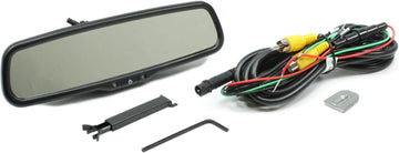Rostra 250-8240 4.3" Lcd Dual Video Input Mirror W/ One-touch