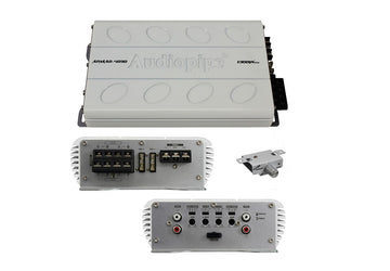 Miniamplificador marino Audiopipe APMAR-4090 de 1300 W máx. y 4 canales