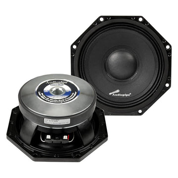 Audiopipe® AOCT-850 - Altavoz de rango medio de 8" y 500 W, 8 ohmios, serie AOCT