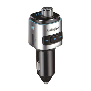 Cargador de coche Bluetooth 3 en 1 con transmisor FM Audiopipe AIQ1000BHQ