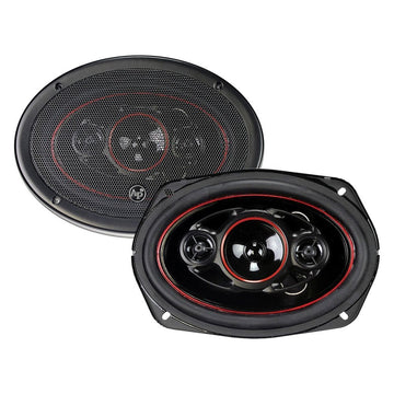Audiopipe® CSL-6924R - Altavoces coaxiales de 4 vías, 500 W y 4 ohmios, serie CSL, de 6" x 9"