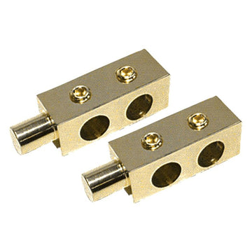 Audiopipe® PB-2010XT - Gold Plated Power Distribution Bar Block (2 x 0/1 AWG Out)