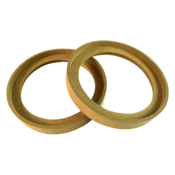 Audiopipe® RING6.5BZ - 6.5" MDF Speaker Spacer Rings with Bezel
