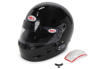 Casco deportivo Bell Helmets 1420A55 K-1, integral, Snell SA2020, compatible con soporte para cabeza y cuello, negro metalizado, tamaño grande (unidad)