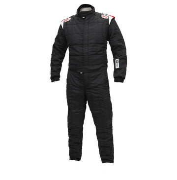 Traje de conducción Bell Helmets BR10062 Sport-TX Series, 1 pieza, SFI 3.2A/5, doble capa, Nomex, negro, talla mediana, unidad