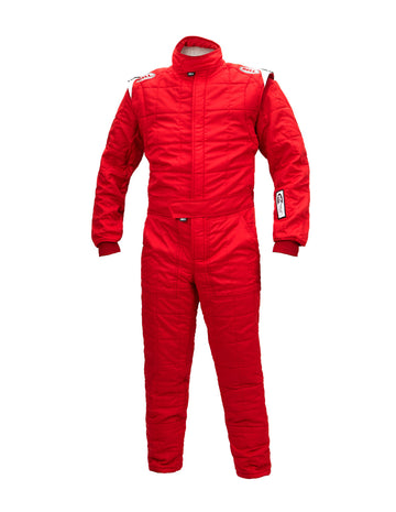 Bell Helmets BR10072 Sport-TX Series Driving Suit, 1-Piece, SFI 3.2A/5, Double Layer, Nomex, Red, Medium, Each