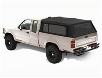 Bestop Supertops para camionetas 7630735 Techo blando, cubierta para caja de camioneta Supertop, lona, diamante negro, ventanas tintadas, Ford, cada una