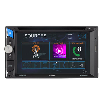 Jensen CDR6221 6.2″ CD/DVD Multimedia Receiver with Bluetooth