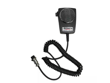 Astatic D104M6B4B Durable Amplified 4-Pin Power Microphone