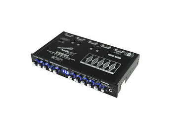 Audiopipe® EQ-515DXP - Ecualizador gráfico de 5 bandas con salida RCA de 9 voltios