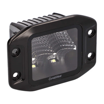 Heise HE-FMBCF Blackout Flush Mount 3.5" Cube 4 LED Light - Flood Heise