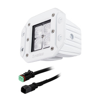 Heise HE-MFMCL2 Marine Flush Mount Cube Light - 3 Inch, 4 LED Heise