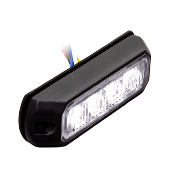 Heise HE-MUMRK-4W White Marker Lights - 3.8 Inch, 4 LED Heise