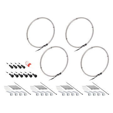 Heise HE-RGBW1-W14 14" Wheel Light Set For RGBW-CB1 Heise