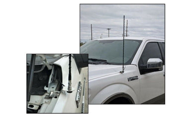 Procomm PC22-4004 Ford F150 3FT CB Antenna Kit Hood Mount 2015+ ProComm