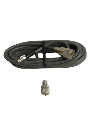 Procomm PR188XN13 - Procomm 18' Mini 8 Coax Cable With Soldered PL259 And Fme (PR188XN13)