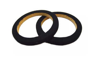 Audiopipe RING-06CBK 6" MDF Carpeted Speaker Rings Car Audio Fiberglassing