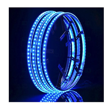 Racesport RSCSWL17 17In LED Wheel Kit 4 Mounting Rings