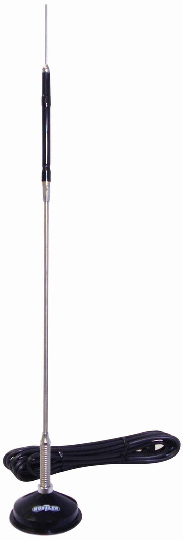 Hustler RTM - Hustler 25" Center Load Magnetic Mount Antenna With Spring (RTM)