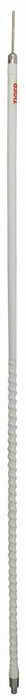 Antena de fibra de vidrio con punta sintonizable Everhardt Tiger SOTT3W de 3 pies, color blanco, de 1 1/2 onda