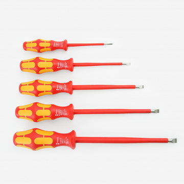 Wera 05346275001 VDE Insulated Slotted Screwdriver Set Wera