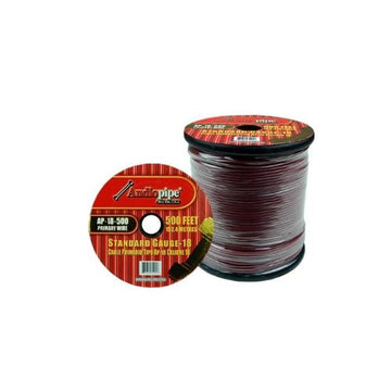 Audiopipe AP-18-500-BR 18GA Primary Speaker Wire 500 Feet, Brown