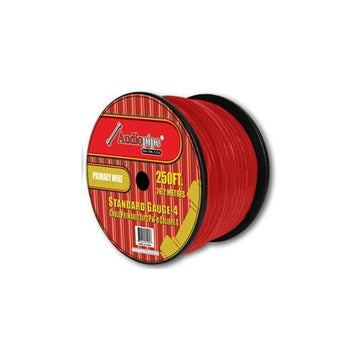 Audiopipe PW-4-100RED 100' 4 Gauge Red Power Wire