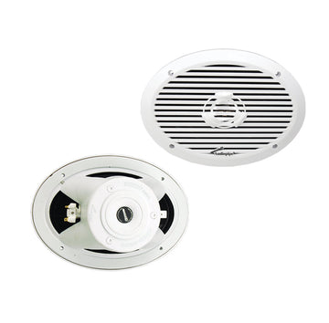 Altavoz marino coaxial Audiopipe APSW-6932 de 6” x 9”