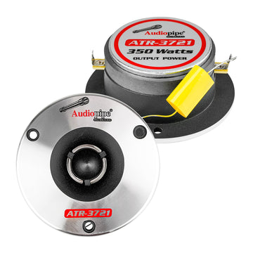 Audiopipe ATR-3721 Tweeter de bocina de titanio y aluminio de 3-3/4”