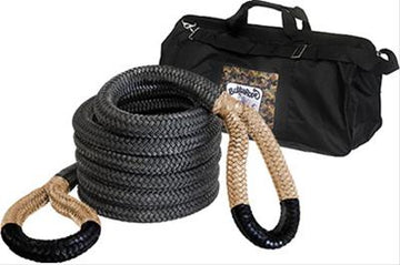 Cuerda de remolque Bubba Rope 176750BKG Extreme, 5 cm de diámetro, 9 m de longitud, 60 000 kg de resistencia a la rotura, negra con ojales color canela, nailon (unidad)