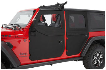Bestop 51750-35 Puerta de tela completa de 2 piezas para Jeep Wrangler JL 18-20