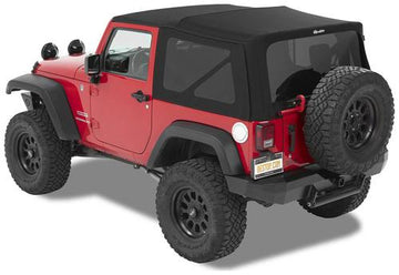 Bestop 54822-17 Supertop NX Black Twill 07-16 Wrangler JK 2 Door