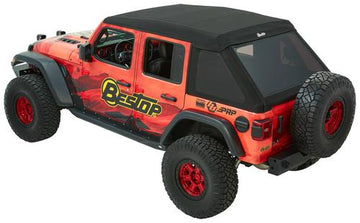 Bestop Trektop Ultra Black Twill Soft Top - 54925-17