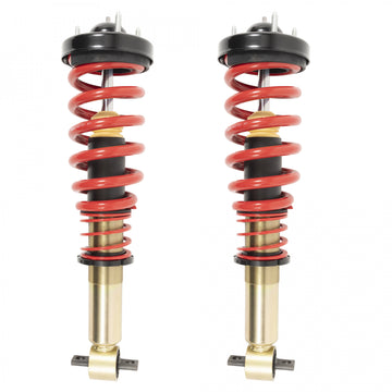 Kit de suspensión con amortiguadores de descenso ajustables de altura Bell Tech 15028 de 0 a 3,5"