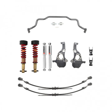 Bell Tech 350345HK Complete Kit Inc. Height Adjustable Front Coilovers w/ Sway Bar Set