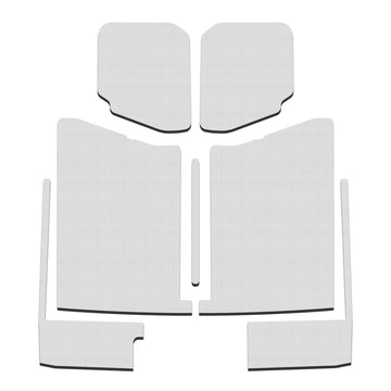 Ingeniería de diseño 50185 Gladiator - Kit completo de tapizado de techo con acabado original blanco