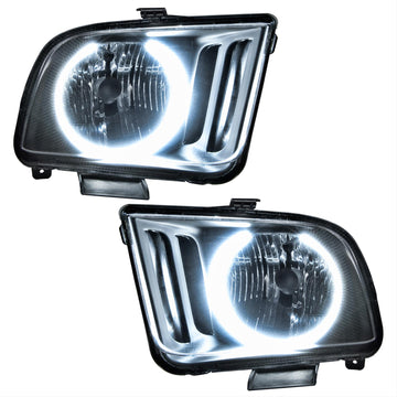 Oracle Lighting 7048-001 SMD Pre-Assembled Halo Headlights 7048-001 Headlights, SMD Halo, Clear Lens, Chrome Housing, White Halo Illumination, Ford, Pair
