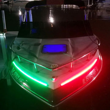 Racesport MSL2FTSL Boat and Marine Vessel 24in LED Strip Starboard and Port sidelight Nav kit (2FT)