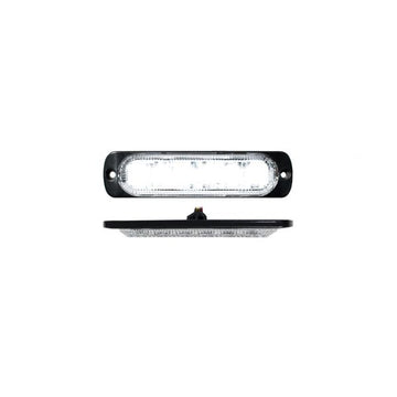 Racesport RS70016W 6-LED Ultra Slim Flush Mount 19-Flash Pattern Marker Strobe Light (White)