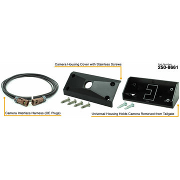Rostra 250-8661 Camera Relocation Housing For 2017-2021 Ford F-250/f-350 Super Duty Trucks With Oem 360° View